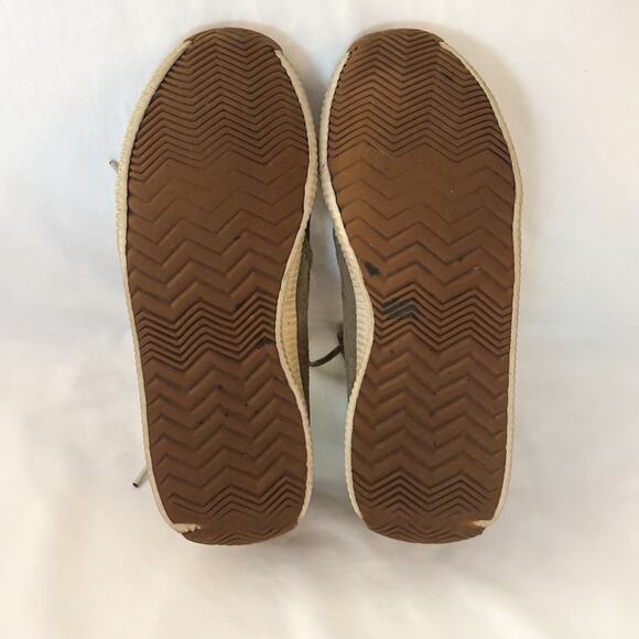 Sorel Out and About Hiking Tennis Shoes Olive Sage Green Suede Womens Size 7 - Picture 5 of 9